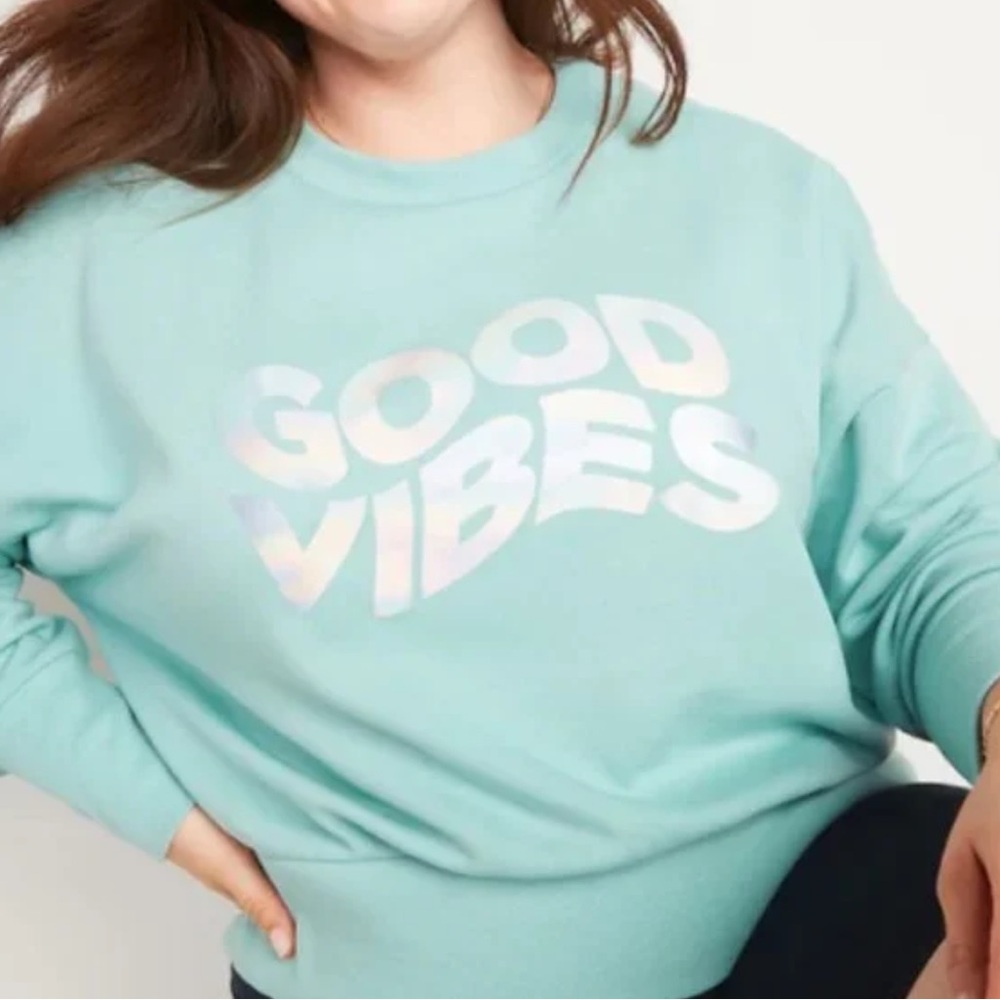 Old Navy | EUC Good Vibes Oversized Sweater